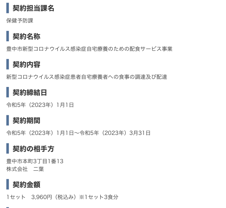 豊中市自宅療養配食サービス会社はどこ？